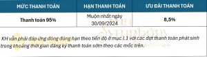 Phương thức thanh toán vượt tiến độ