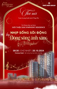 Thư mời sự kiện mở bán dự án Sun Symphony Residence tại Hà Nội