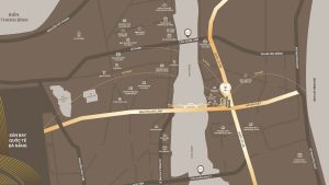 Vị trí dự án The Legend Đà Nẵng