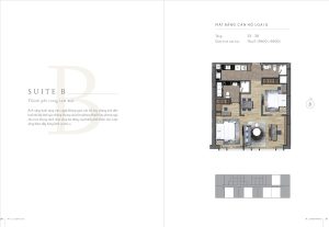 Layout căn hộ M-land Mark