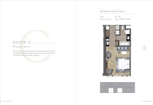 Layout căn hộ M-land Mark