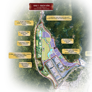 Mặt bằng phân khu Bạch Vân