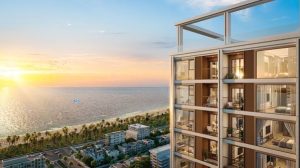 Sun Costa Residence bao gồm 2 tháp căn hộ cao 25 tầng