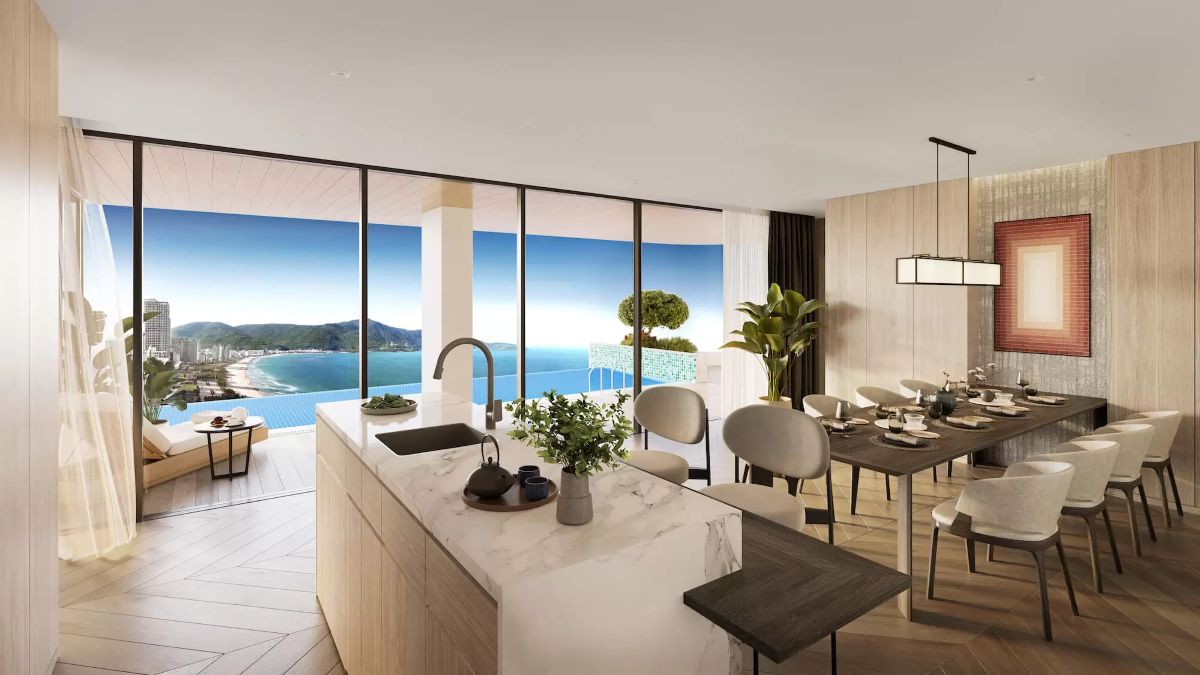 Căn hộ Alize Đà Nẵng sở hữu tầm nhìn Panorama ôm trọn biển xanh và bán đảo Sơn Trà
